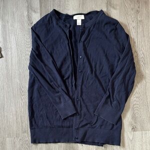 Loft Dark Blue Cardigan